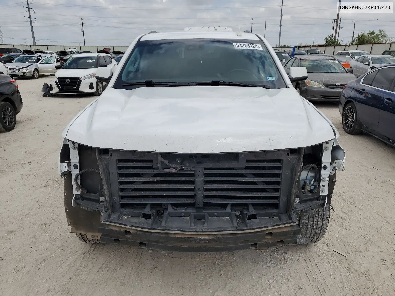 2019 Chevrolet Suburban K1500 Lt VIN: 1GNSKHKC7KR347470 Lot: 63238124