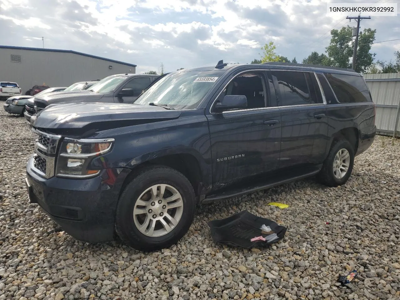 1GNSKHKC9KR392992 2019 Chevrolet Suburban K1500 Lt