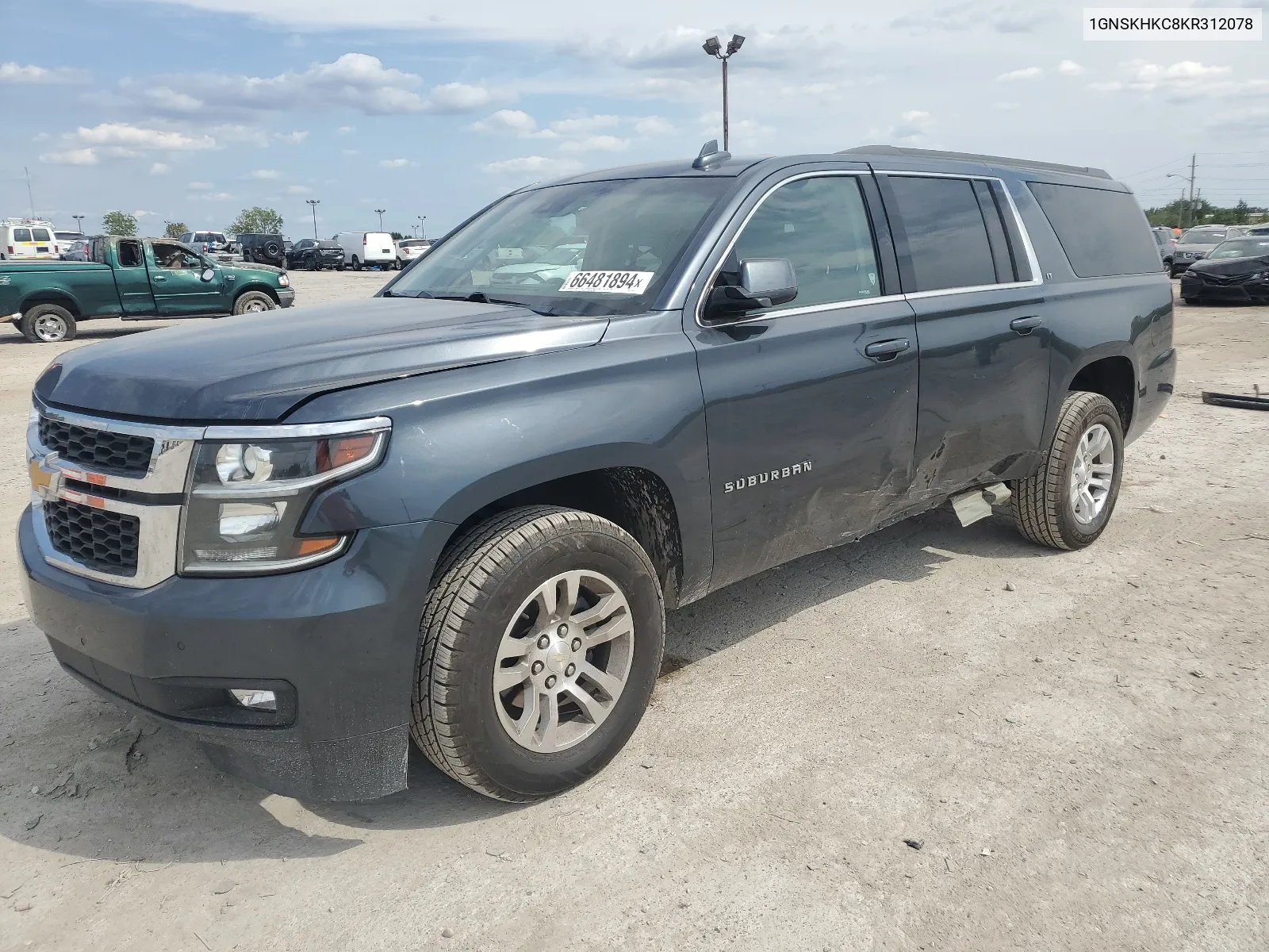 2019 Chevrolet Suburban K1500 Lt VIN: 1GNSKHKC8KR312078 Lot: 66481894