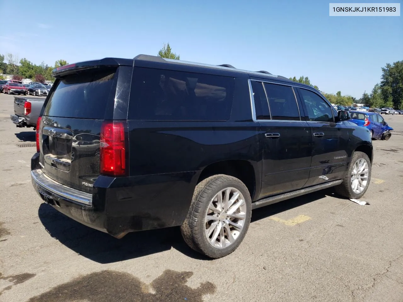 2019 Chevrolet Suburban K1500 Premier VIN: 1GNSKJKJ1KR151983 Lot: 68709074