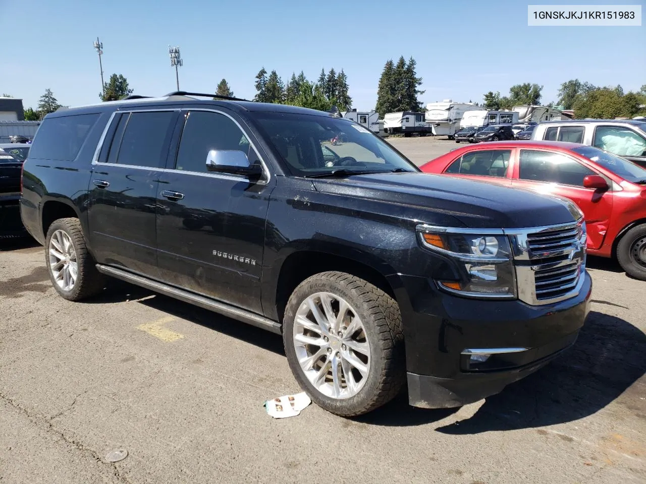 2019 Chevrolet Suburban K1500 Premier VIN: 1GNSKJKJ1KR151983 Lot: 68709074