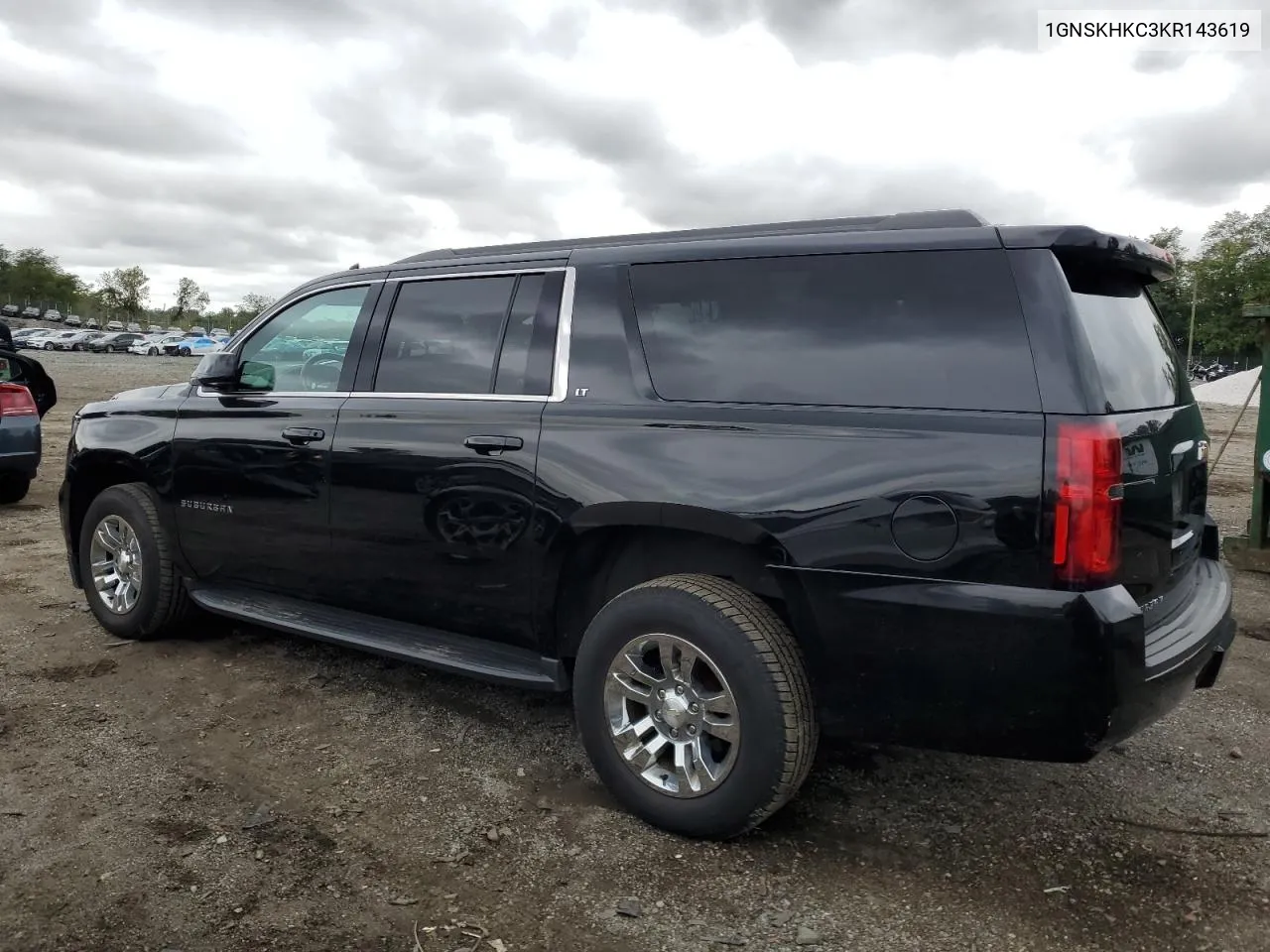 1GNSKHKC3KR143619 2019 Chevrolet Suburban K1500 Lt