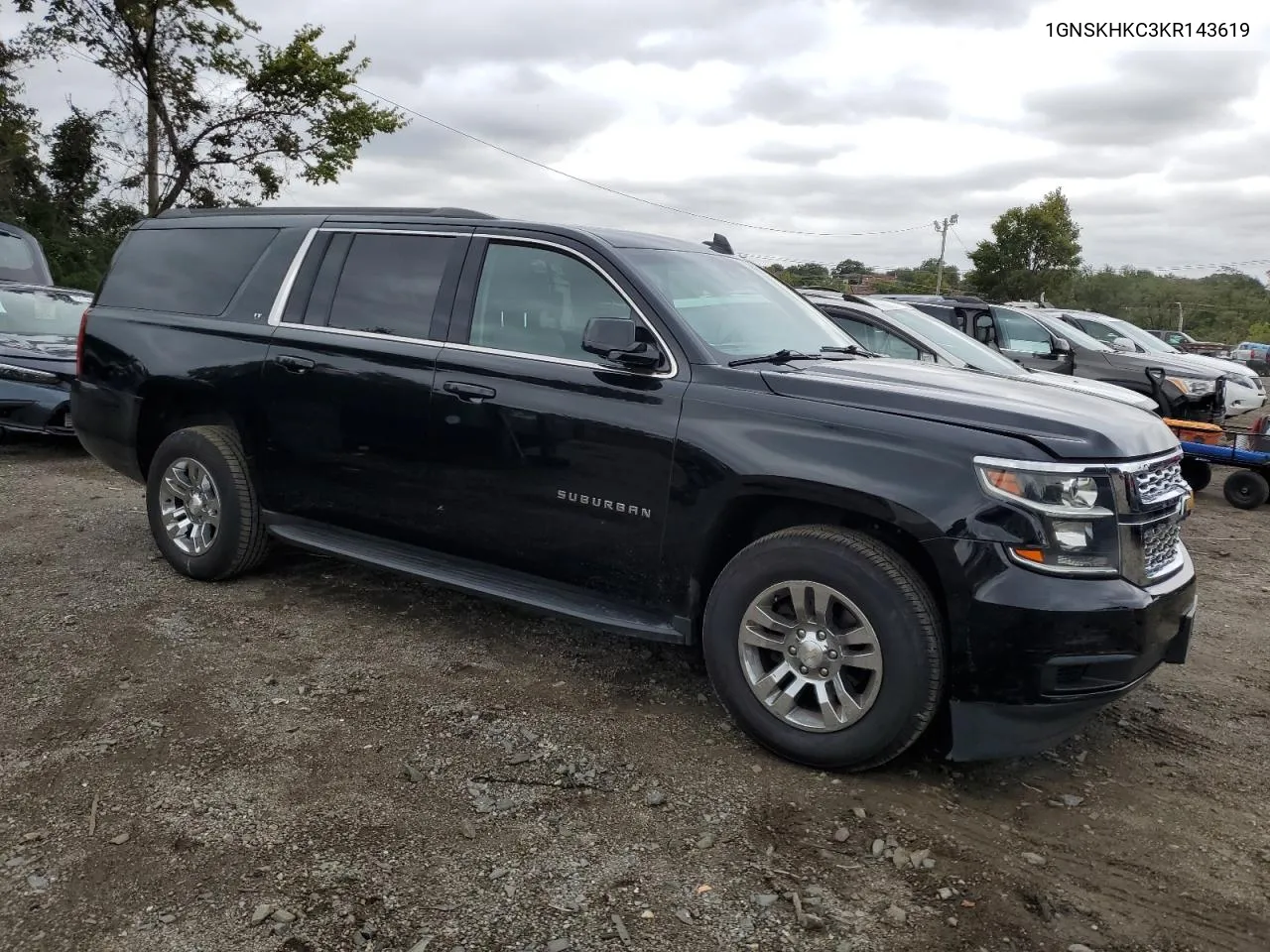 2019 Chevrolet Suburban K1500 Lt VIN: 1GNSKHKC3KR143619 Lot: 72528064