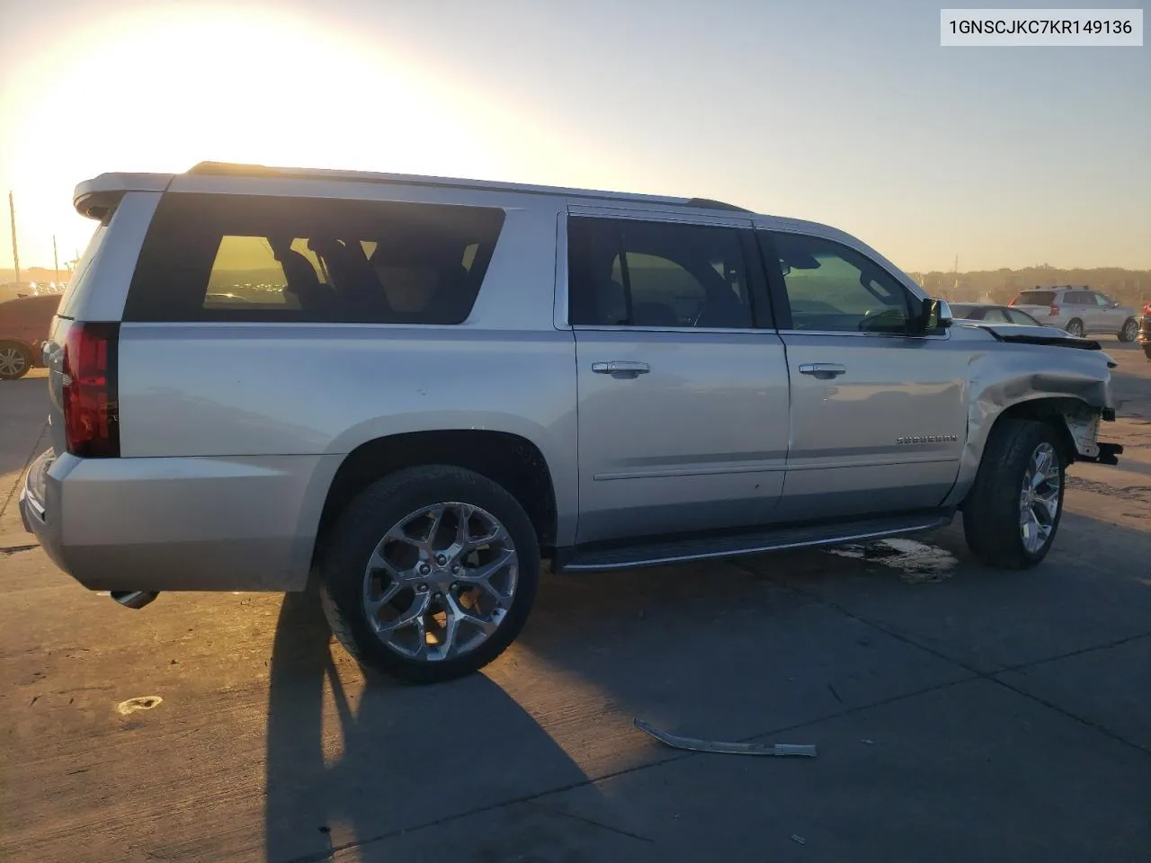 1GNSCJKC7KR149136 2019 Chevrolet Suburban C1500 Premier