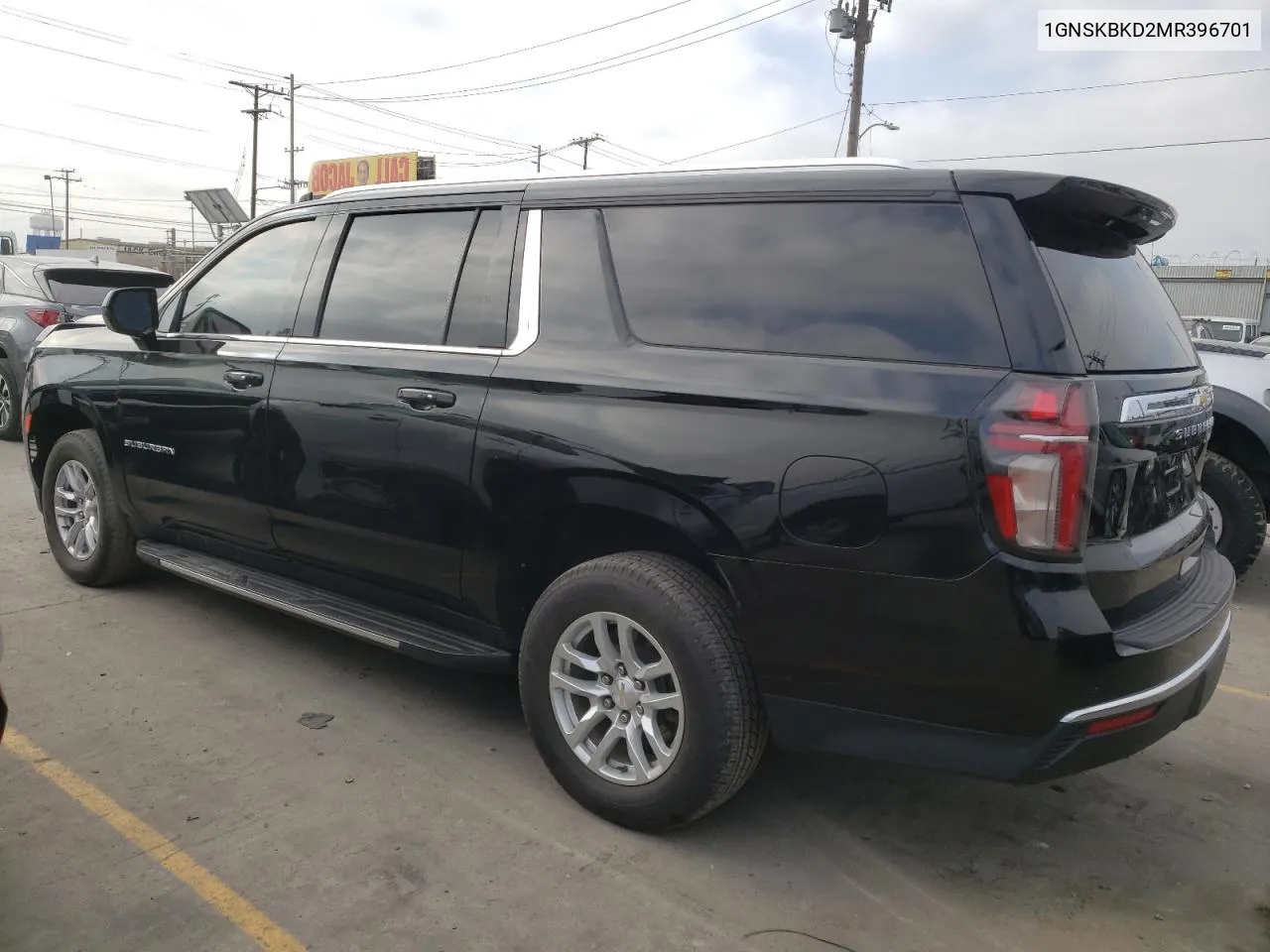 2021 Chevrolet Suburban K1500 Ls VIN: 1GNSKBKD2MR396701 Lot: 59162584