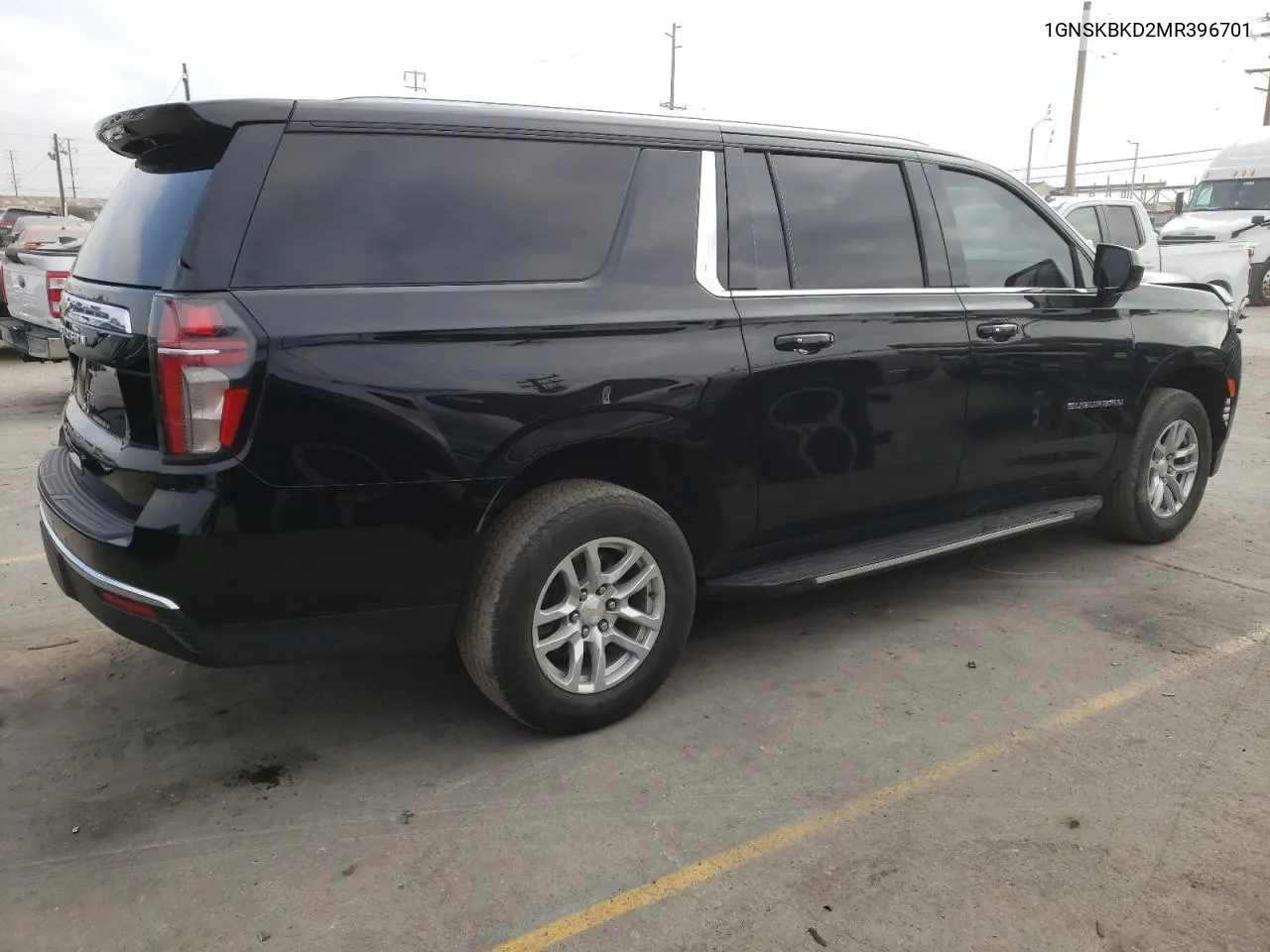 2021 Chevrolet Suburban K1500 Ls VIN: 1GNSKBKD2MR396701 Lot: 59162584