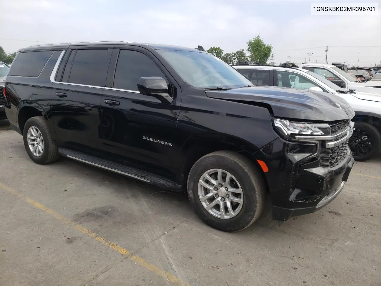 2021 Chevrolet Suburban K1500 Ls VIN: 1GNSKBKD2MR396701 Lot: 59162584