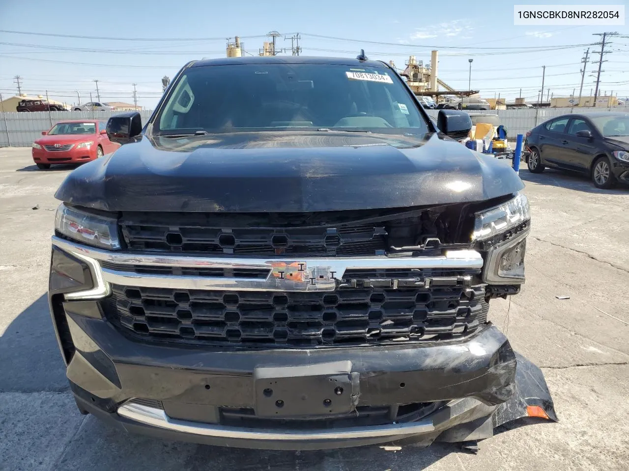 2021 Chevrolet Suburban C1500 Ls VIN: 1GNSCBKD8NR282054 Lot: 70813034