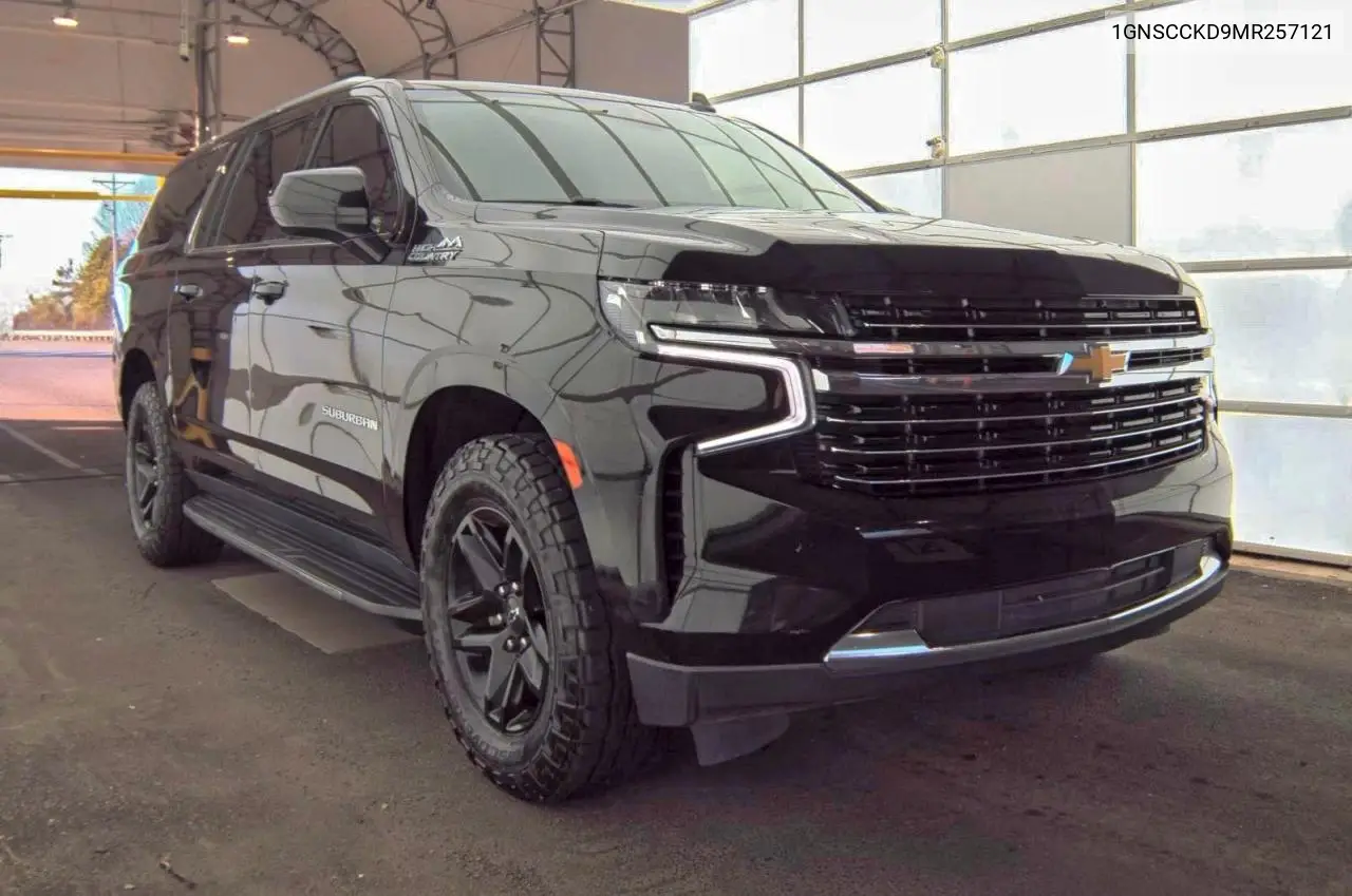 1GNSCCKD9MR257121 2021 Chevrolet Suburban C1500 Lt