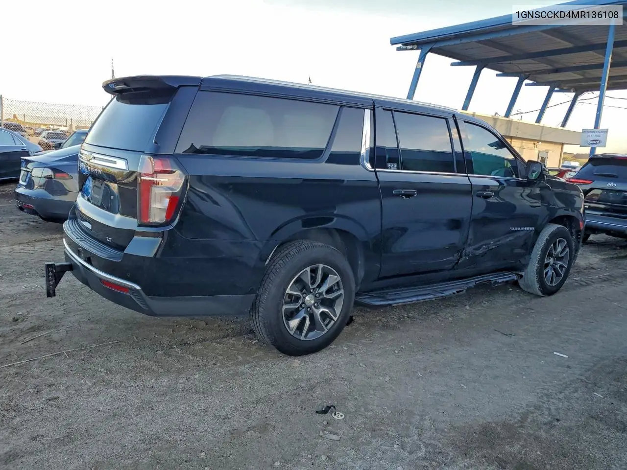 1GNSCCKD4MR136108 2021 Chevrolet Suburban C1500 Lt