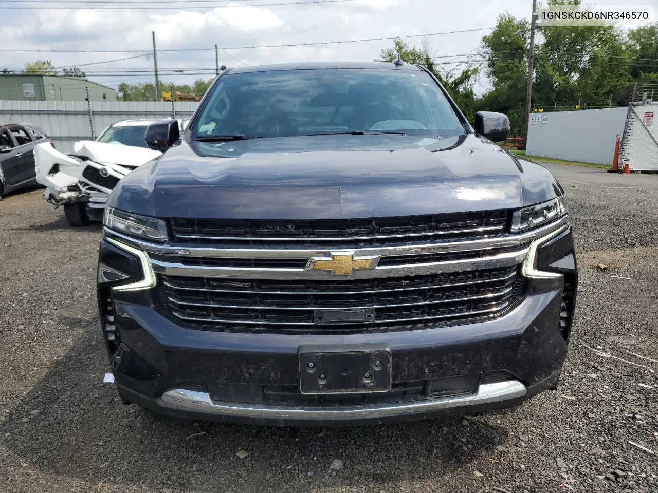 1GNSKCKD6NR346570 2022 Chevrolet Suburban K1500 Lt