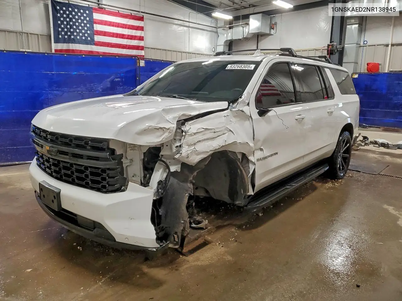 1GNSKAED2NR138945 2022 Chevrolet Suburban K1500