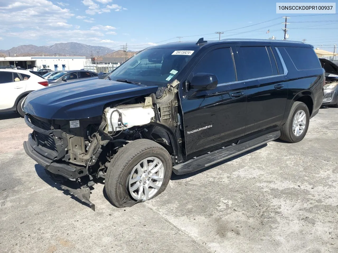 2023 Chevrolet Suburban C1500 Lt VIN: 1GNSCCKD0PR100937 Lot: 70415924