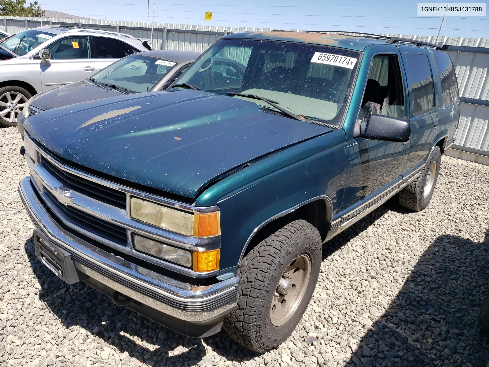 1995 Chevrolet Tahoe K1500 VIN: 1GNEK13K8SJ431788 Lot: 65970174