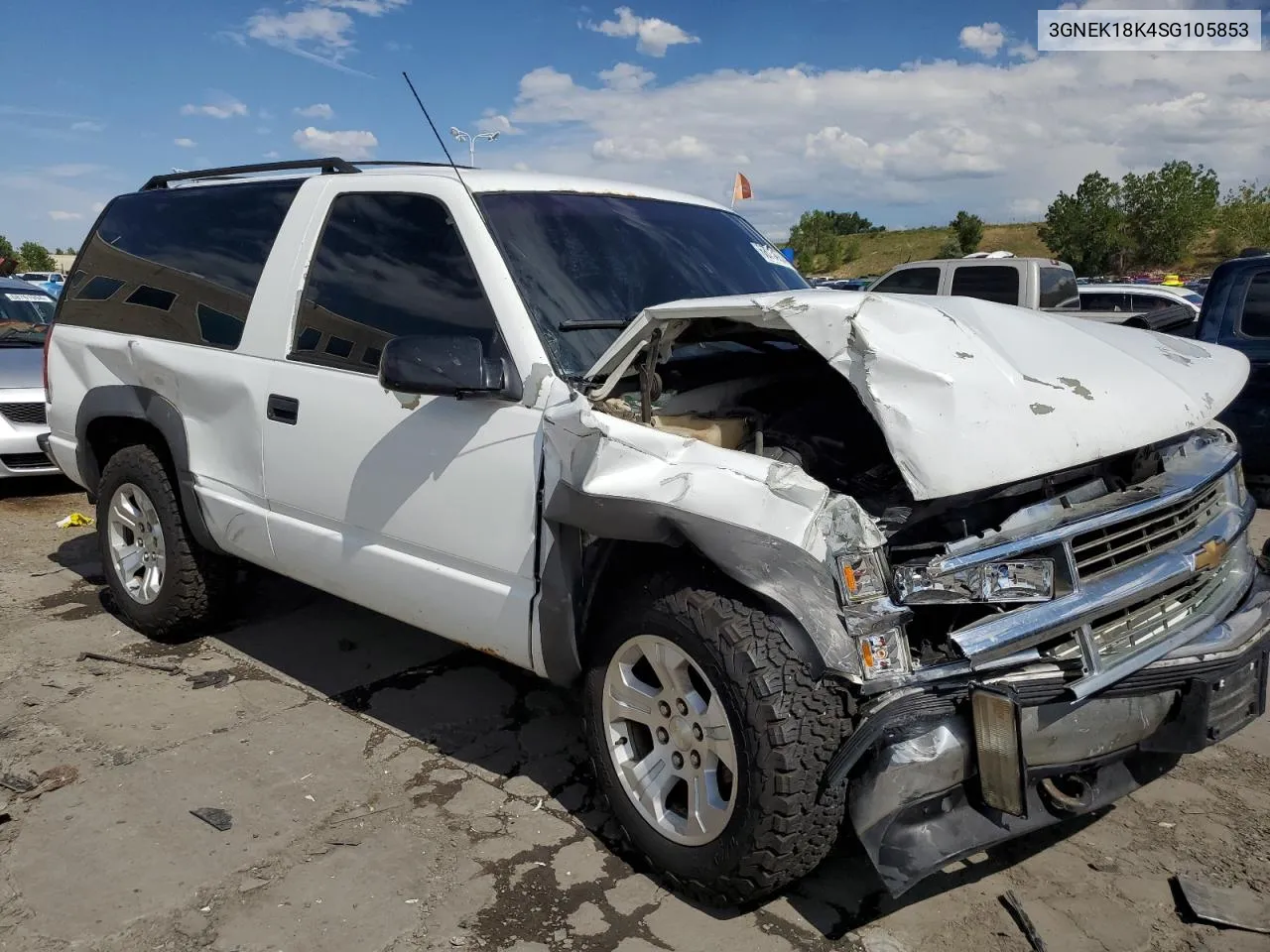 1995 Chevrolet Tahoe K1500 VIN: 3GNEK18K4SG105853 Lot: 68734274