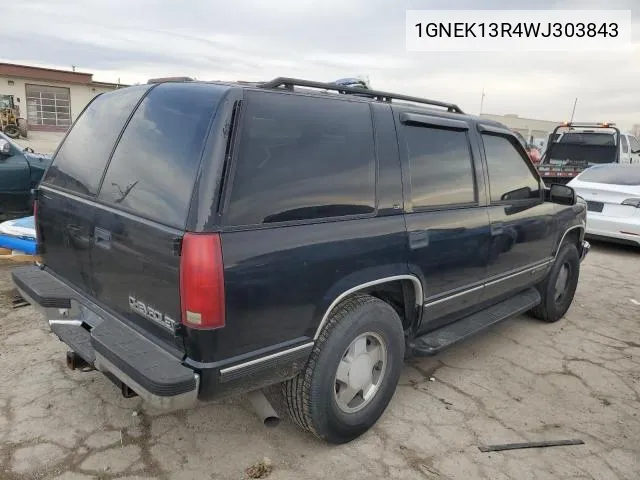 1998 Chevrolet Tahoe K1500 VIN: 1GNEK13R4WJ303843 Lot: 56234284