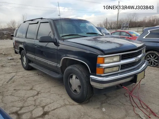 1998 Chevrolet Tahoe K1500 VIN: 1GNEK13R4WJ303843 Lot: 56234284