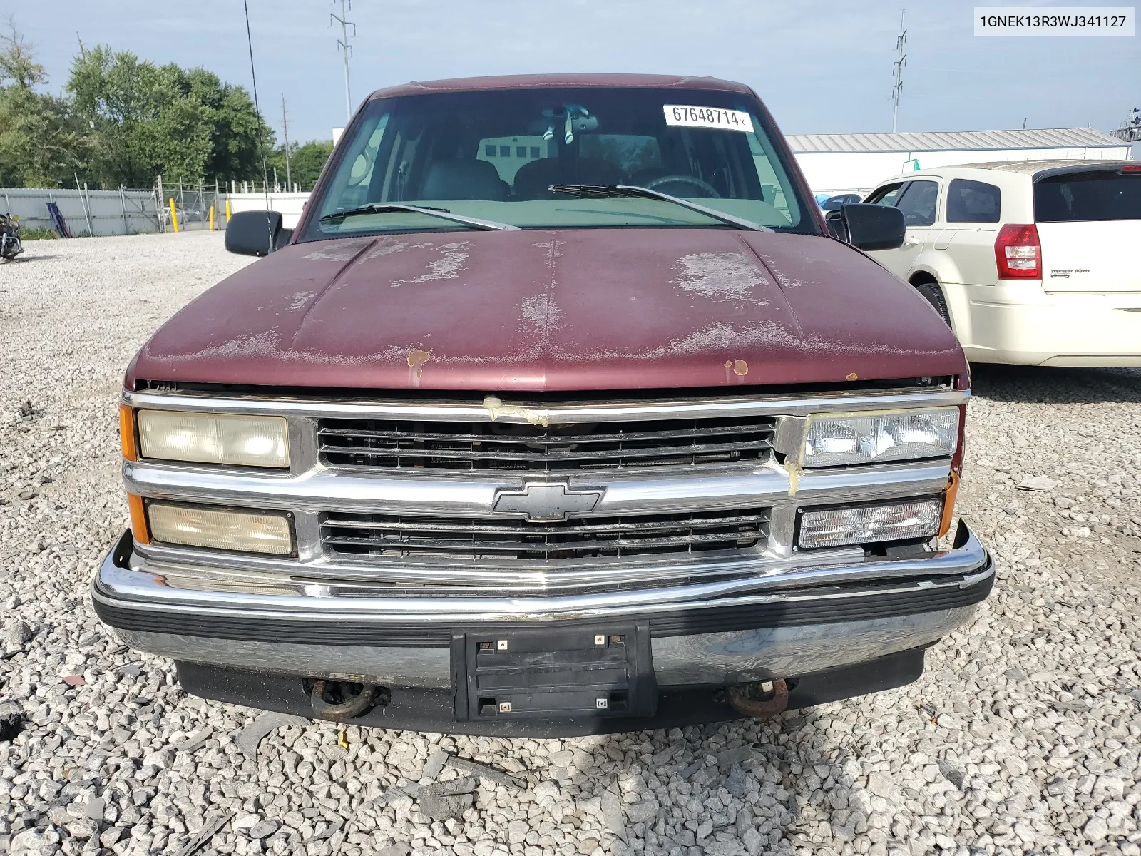 1998 Chevrolet Tahoe K1500 VIN: 1GNEK13R3WJ341127 Lot: 67648714