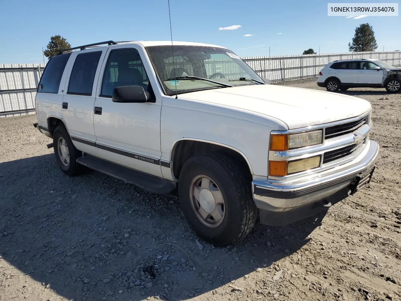 1998 Chevrolet Tahoe K1500 VIN: 1GNEK13R0WJ354076 Lot: 72605944