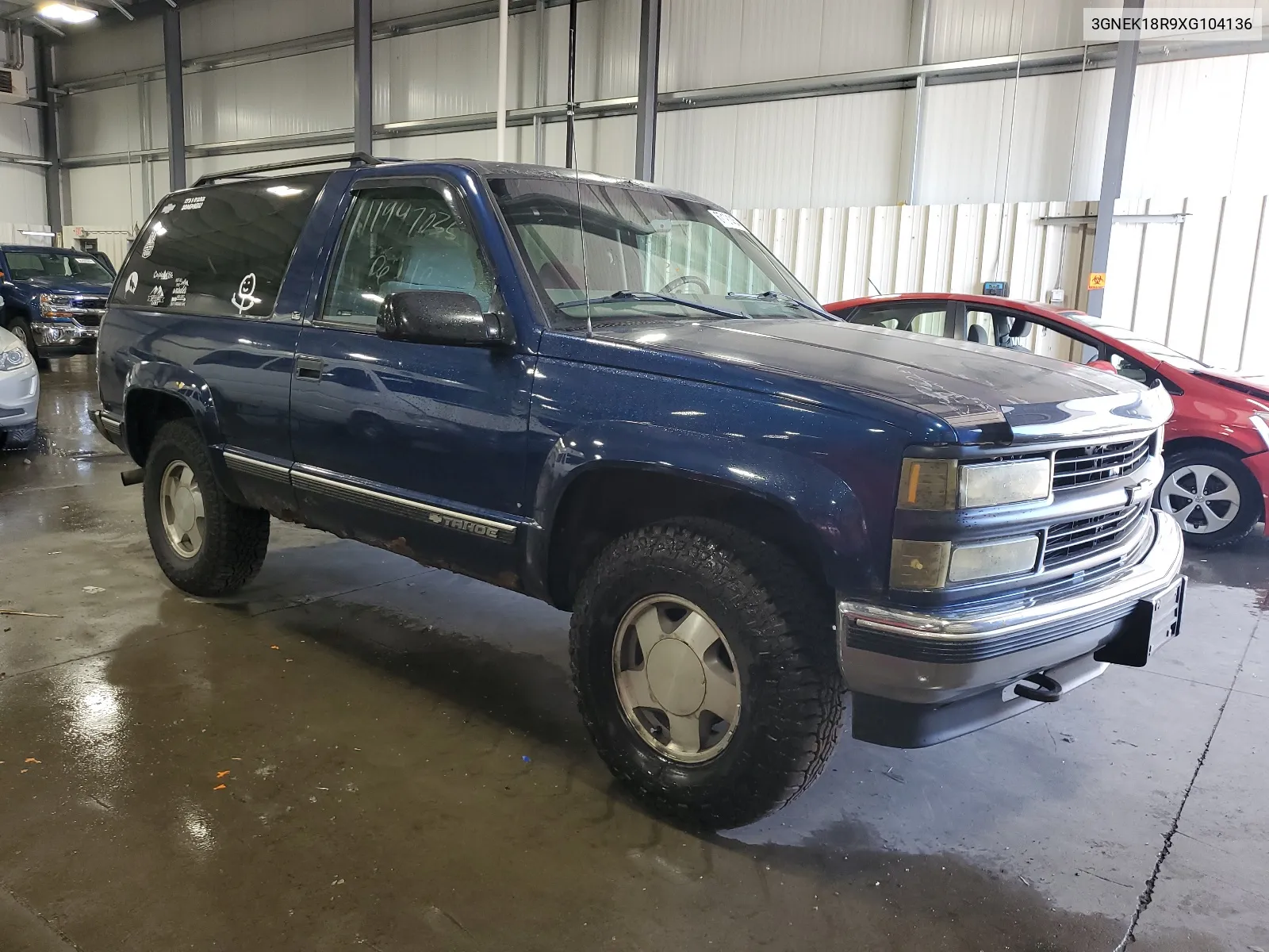 1999 Chevrolet Tahoe K1500 VIN: 3GNEK18R9XG104136 Lot: 67191454