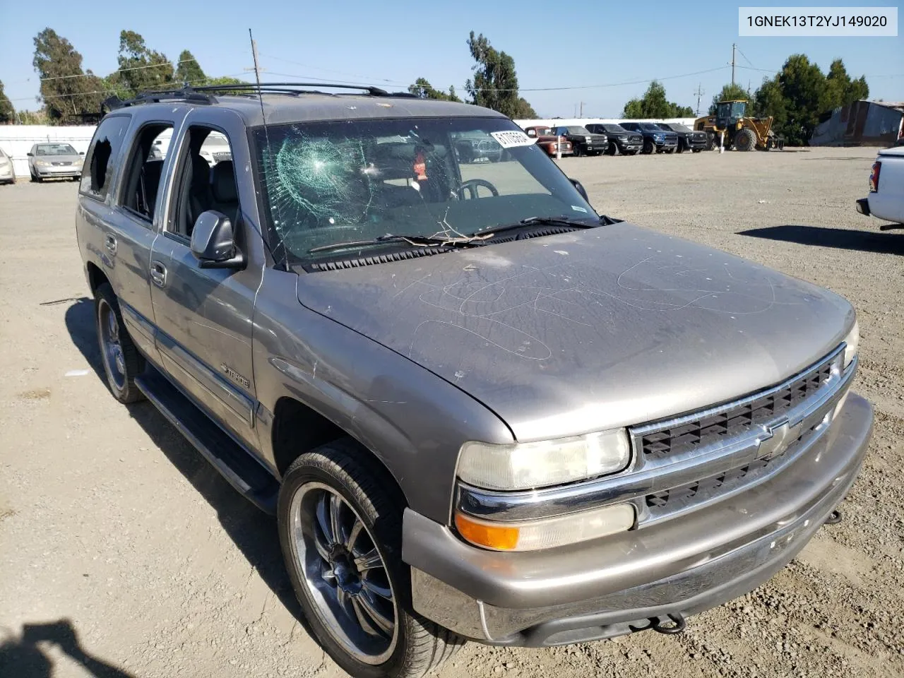 2000 Chevrolet Tahoe K1500 VIN: 1GNEK13T2YJ149020 Lot: 61705654