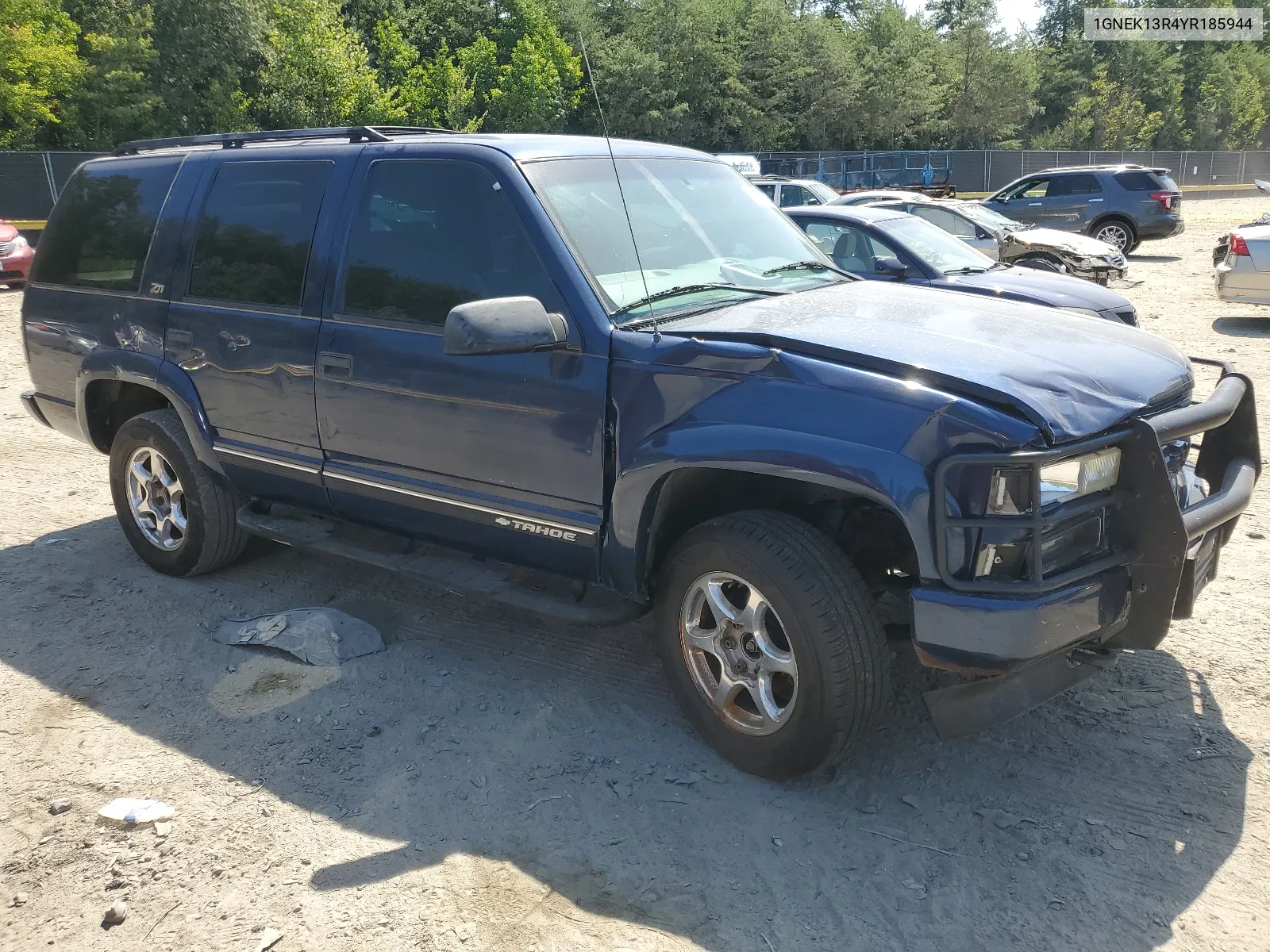 2000 Chevrolet Tahoe K1500 VIN: 1GNEK13R4YR185944 Lot: 65216794