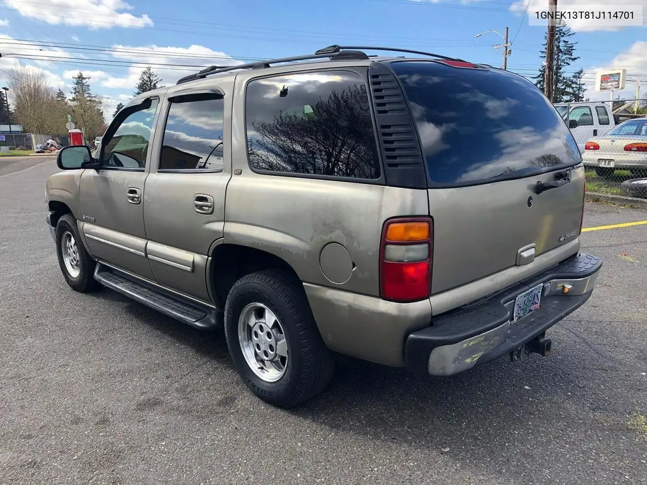 1GNEK13T81J114701 2001 Chevrolet Tahoe K1500