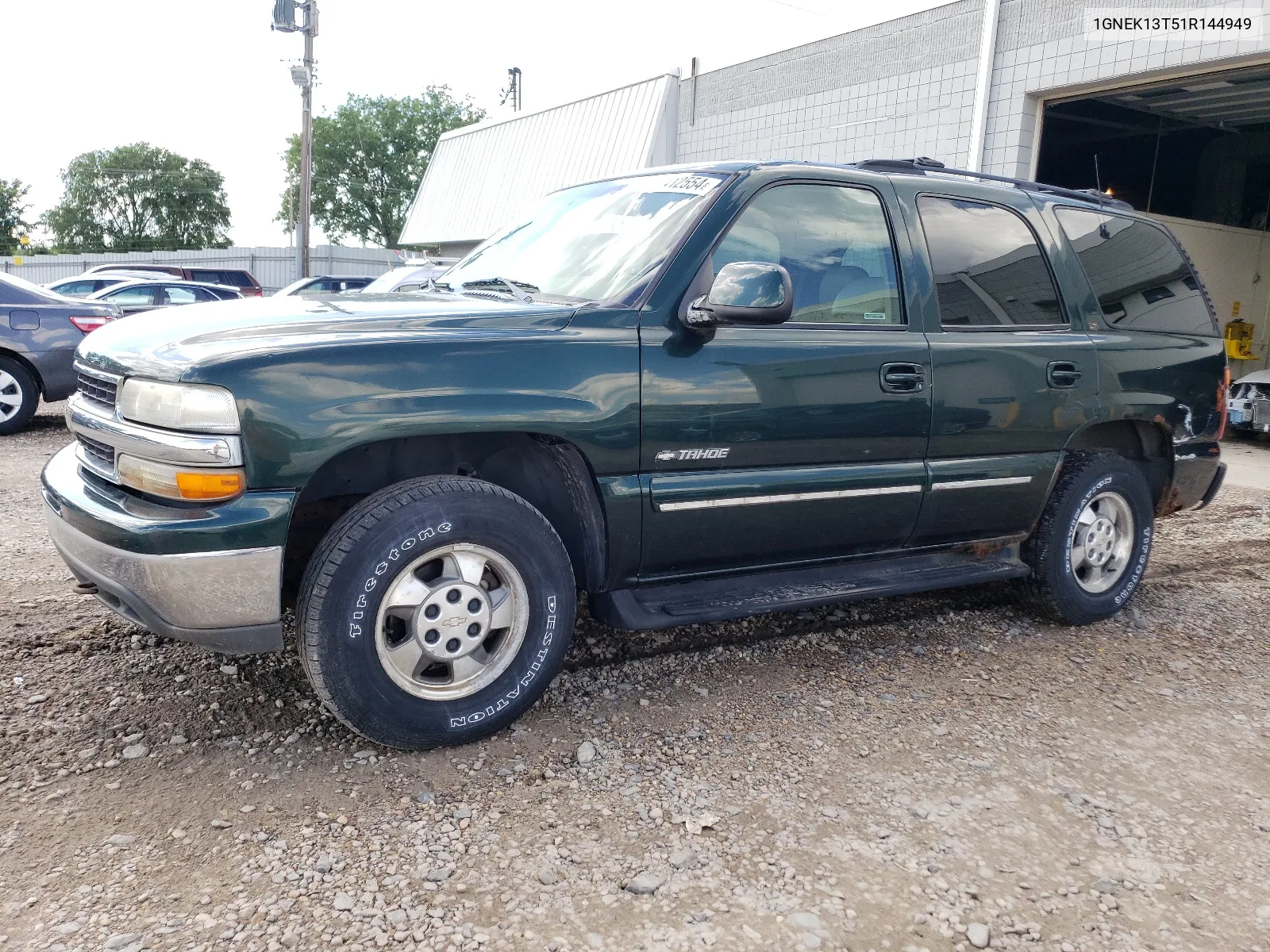 2001 Chevrolet Tahoe K1500 VIN: 1GNEK13T51R144949 Lot: 57412554