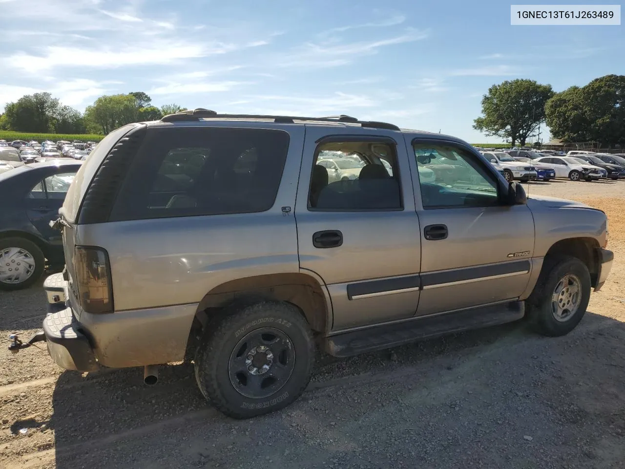 2001 Chevrolet Tahoe C1500 VIN: 1GNEC13T61J263489 Lot: 58686184