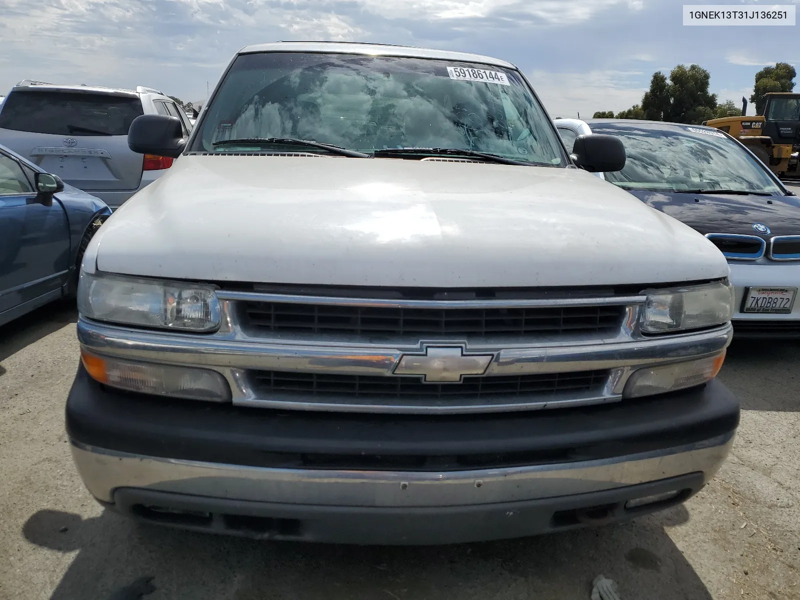 2001 Chevrolet Tahoe K1500 VIN: 1GNEK13T31J136251 Lot: 59186144