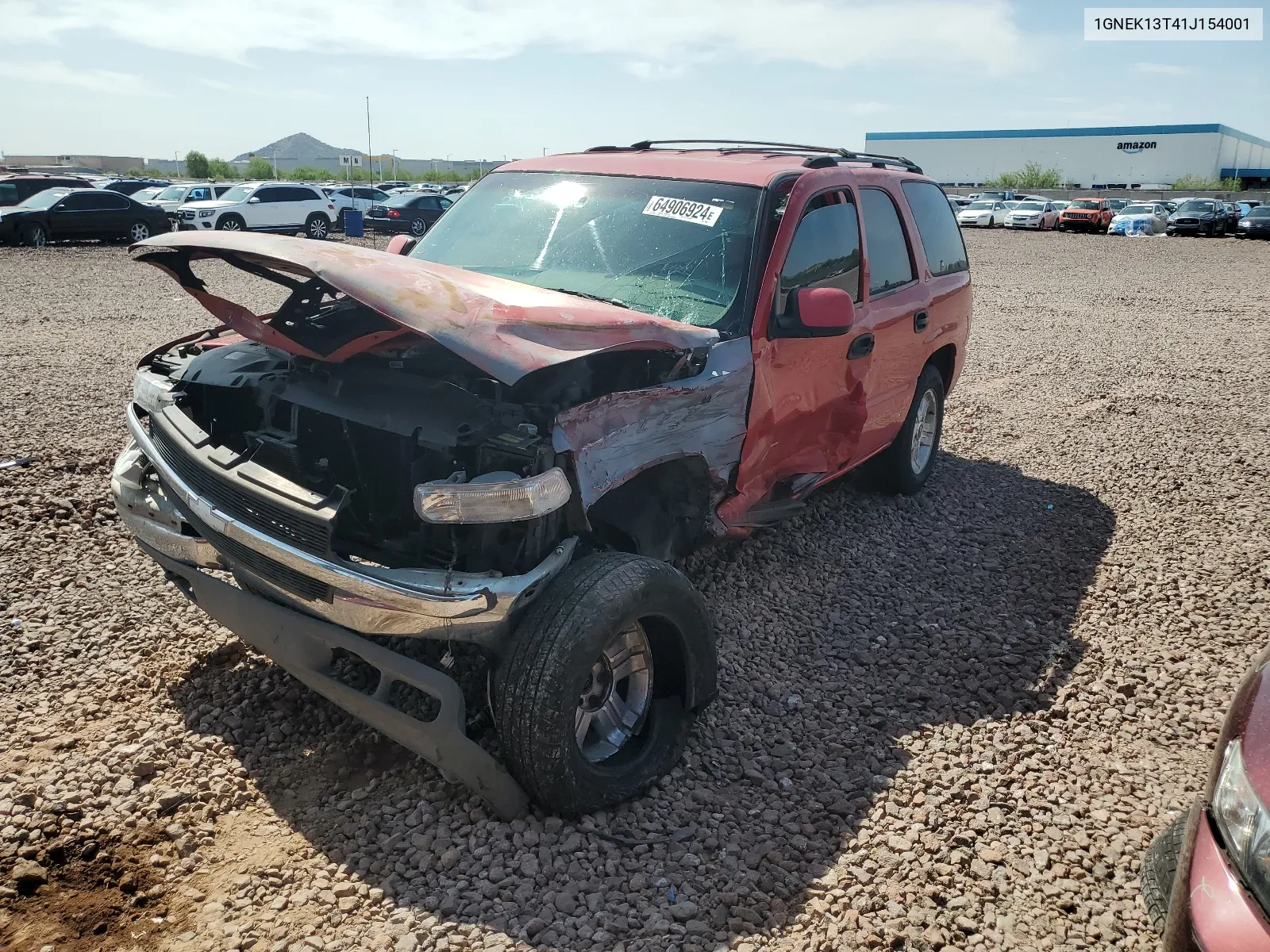 2001 Chevrolet Tahoe K1500 VIN: 1GNEK13T41J154001 Lot: 64906924