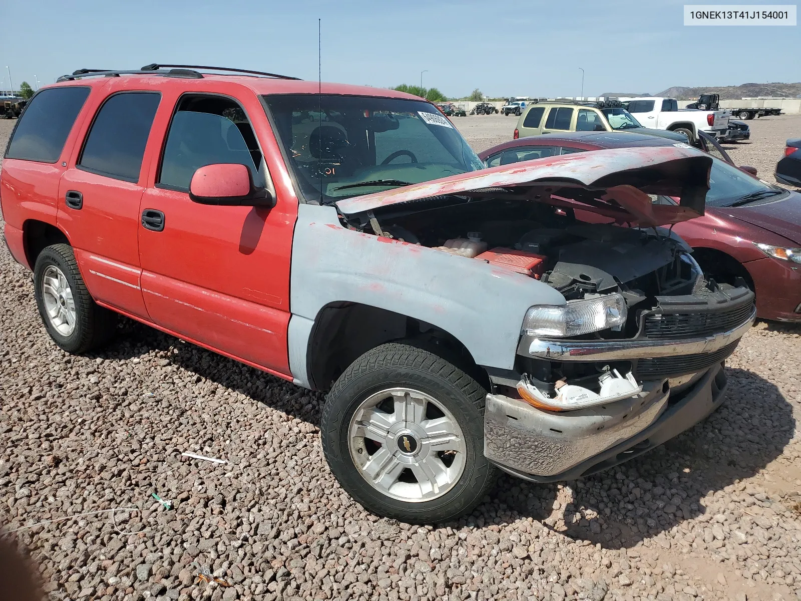 2001 Chevrolet Tahoe K1500 VIN: 1GNEK13T41J154001 Lot: 64906924