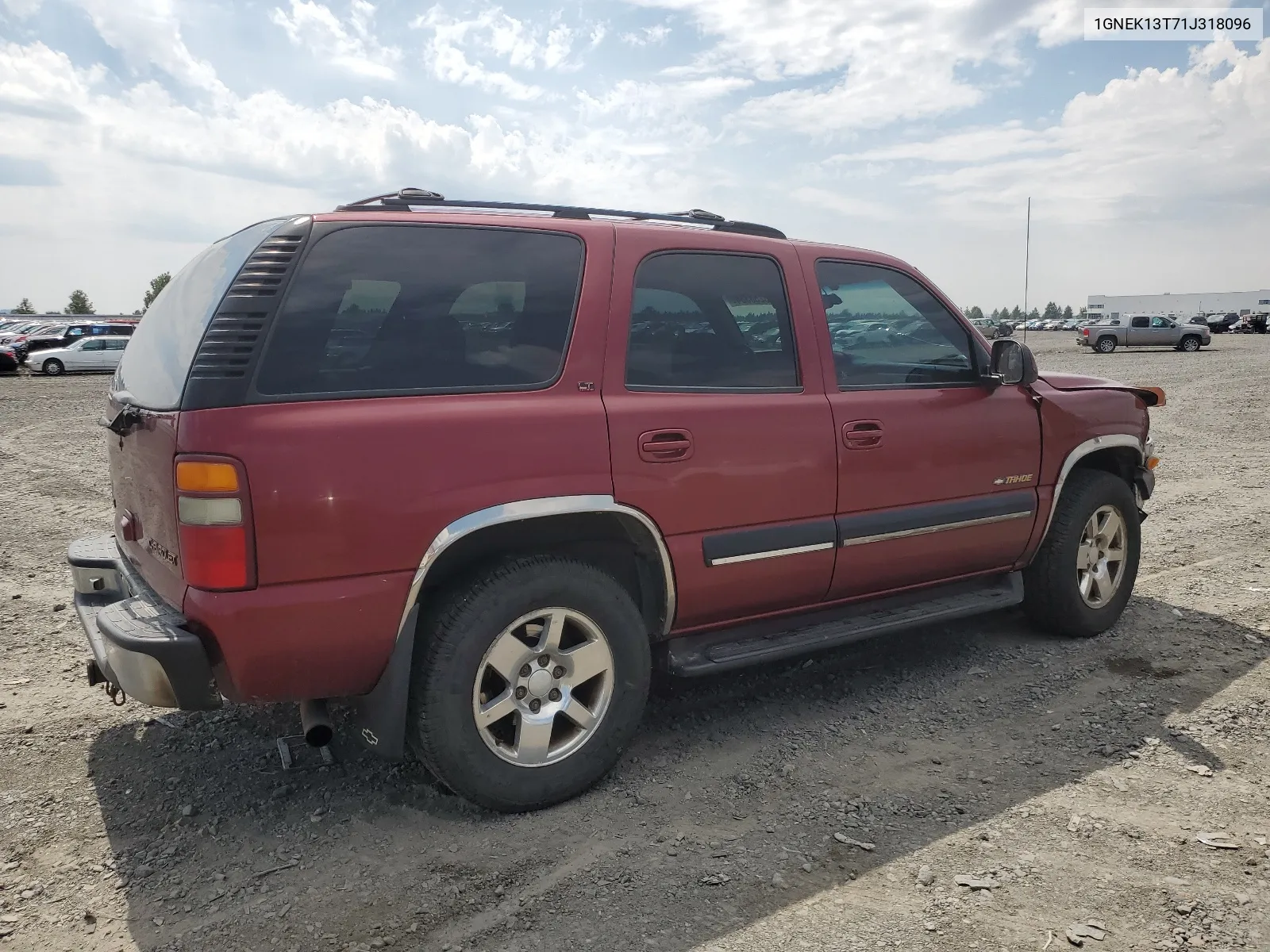 2001 Chevrolet Tahoe K1500 VIN: 1GNEK13T71J318096 Lot: 65253334