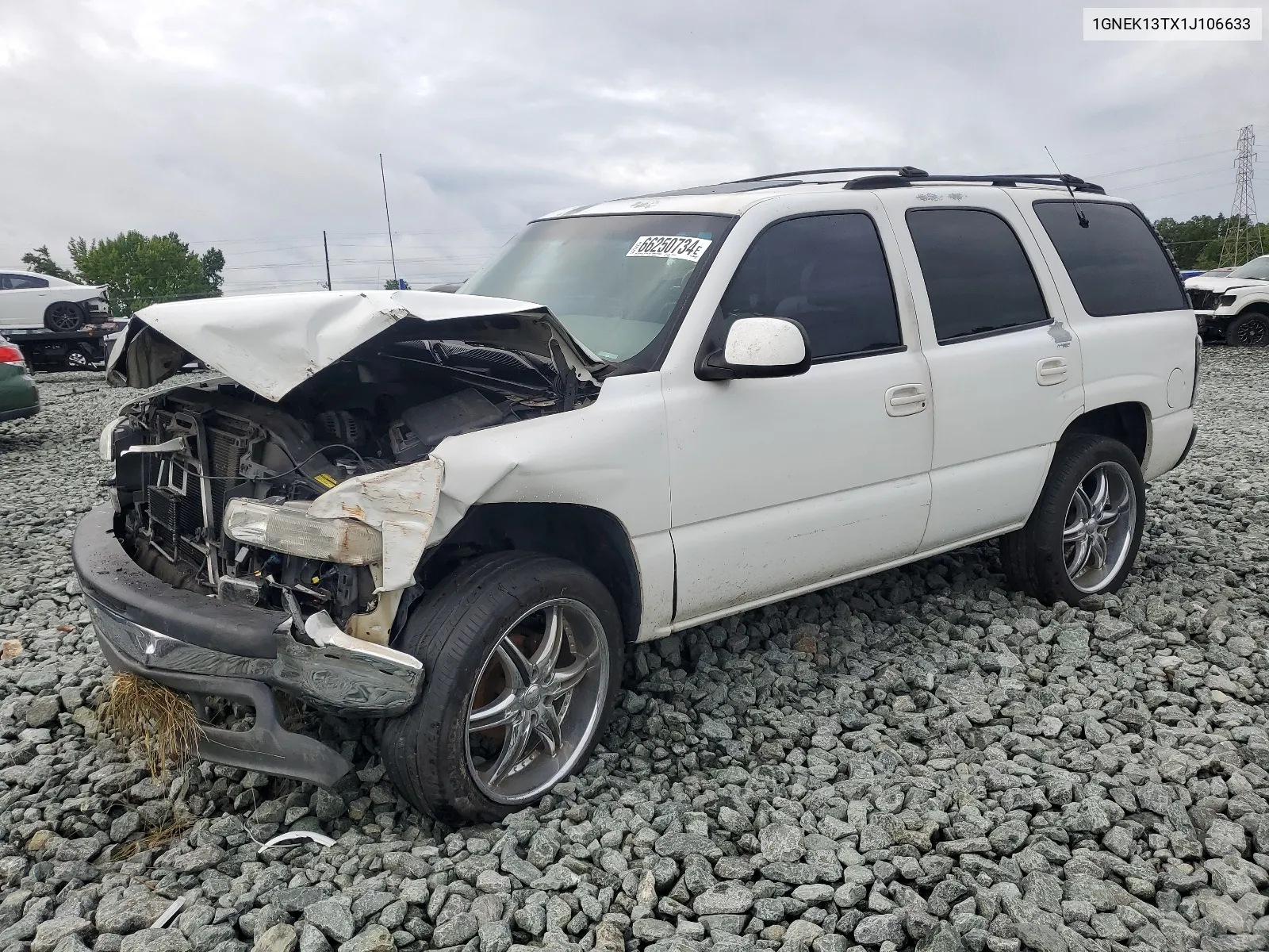 2001 Chevrolet Tahoe K1500 VIN: 1GNEK13TX1J106633 Lot: 66250734