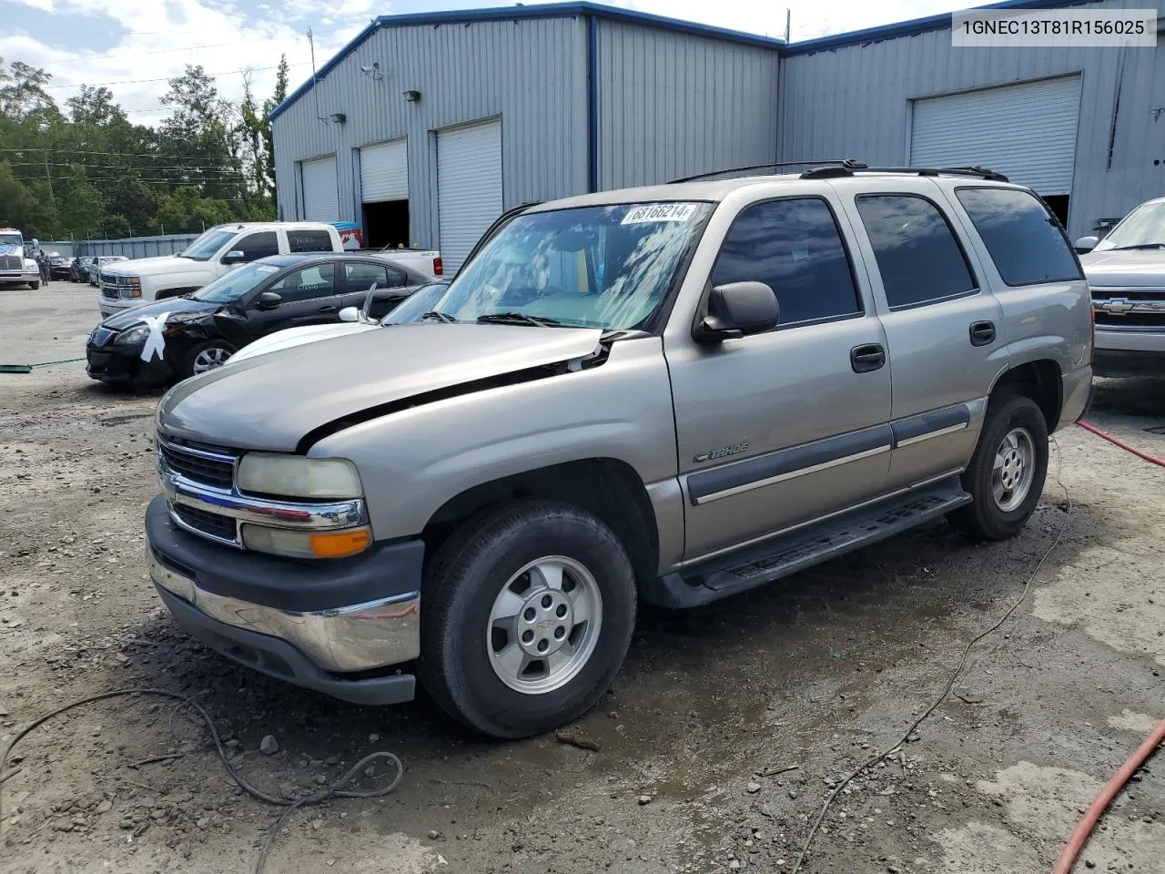 2001 Chevrolet Tahoe C1500 VIN: 1GNEC13T81R156025 Lot: 68166214