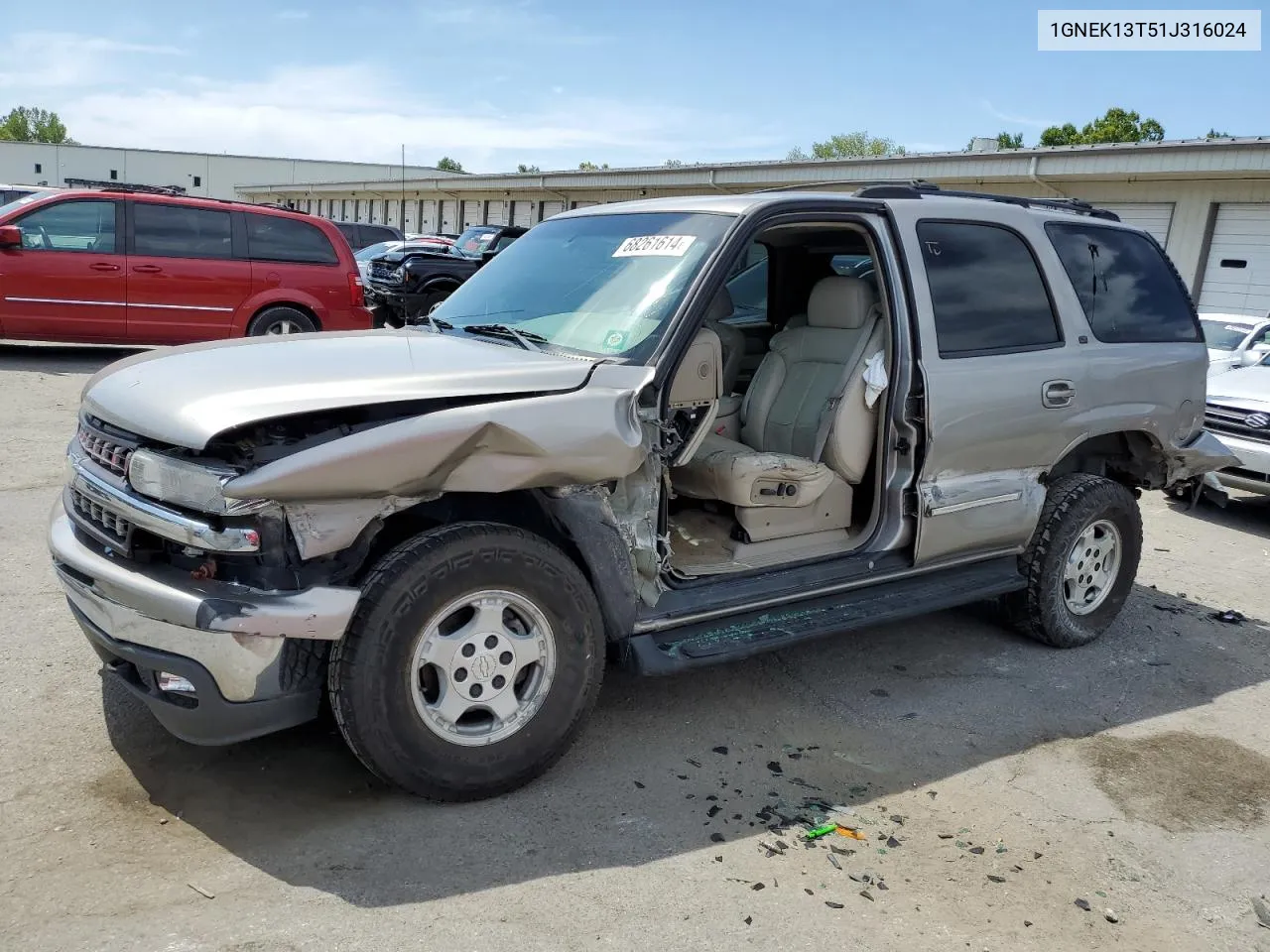 2001 Chevrolet Tahoe K1500 VIN: 1GNEK13T51J316024 Lot: 68261614