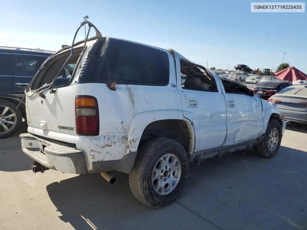 2001 Chevrolet Tahoe K1500 VIN: 1GNEK13T71R225435 Lot: 68298474