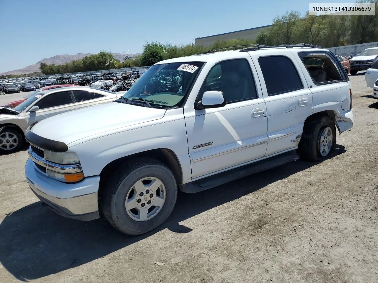 2001 Chevrolet Tahoe K1500 VIN: 1GNEK13T41J306679 Lot: 68559724