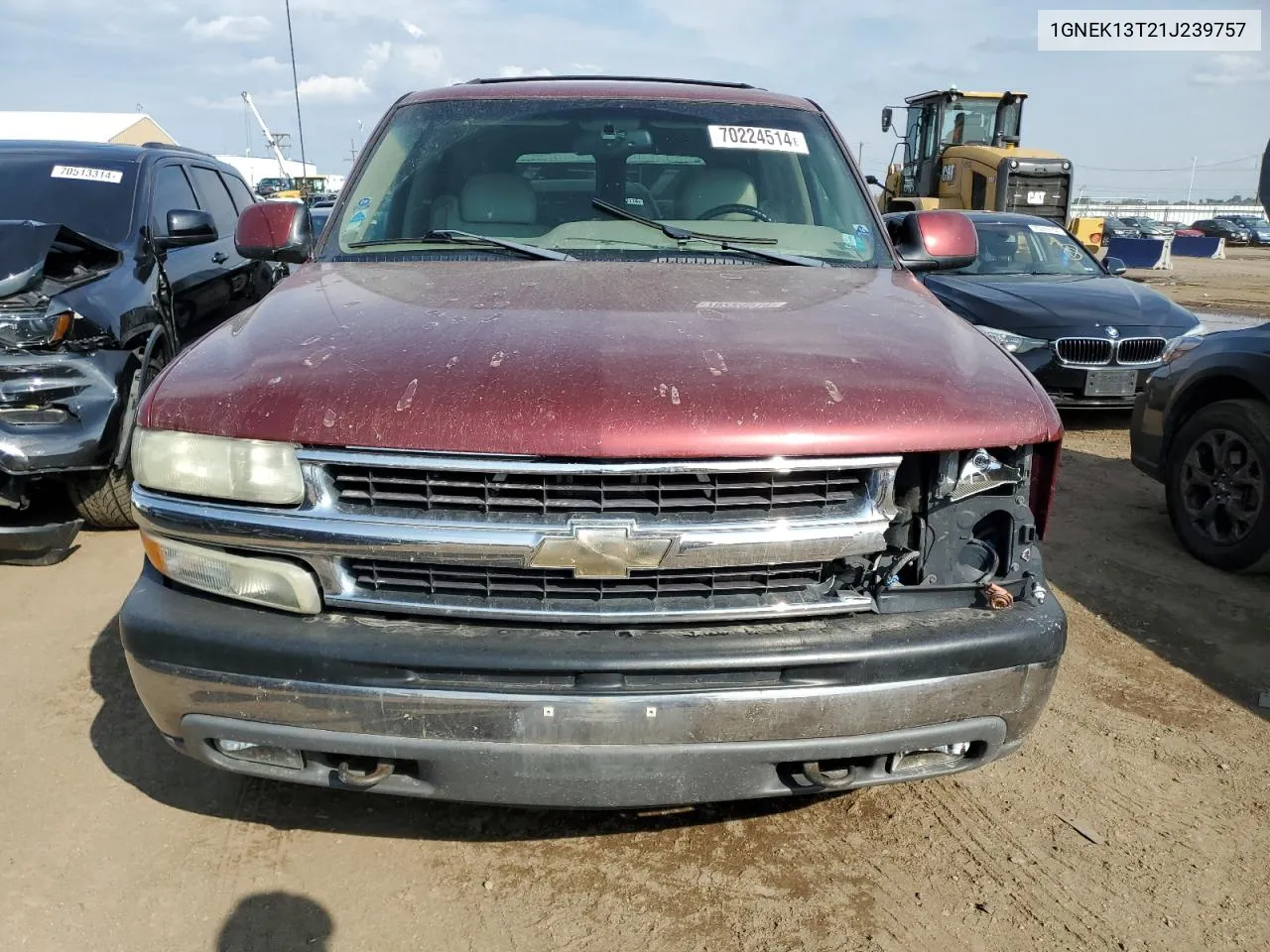 2001 Chevrolet Tahoe K1500 VIN: 1GNEK13T21J239757 Lot: 70224514