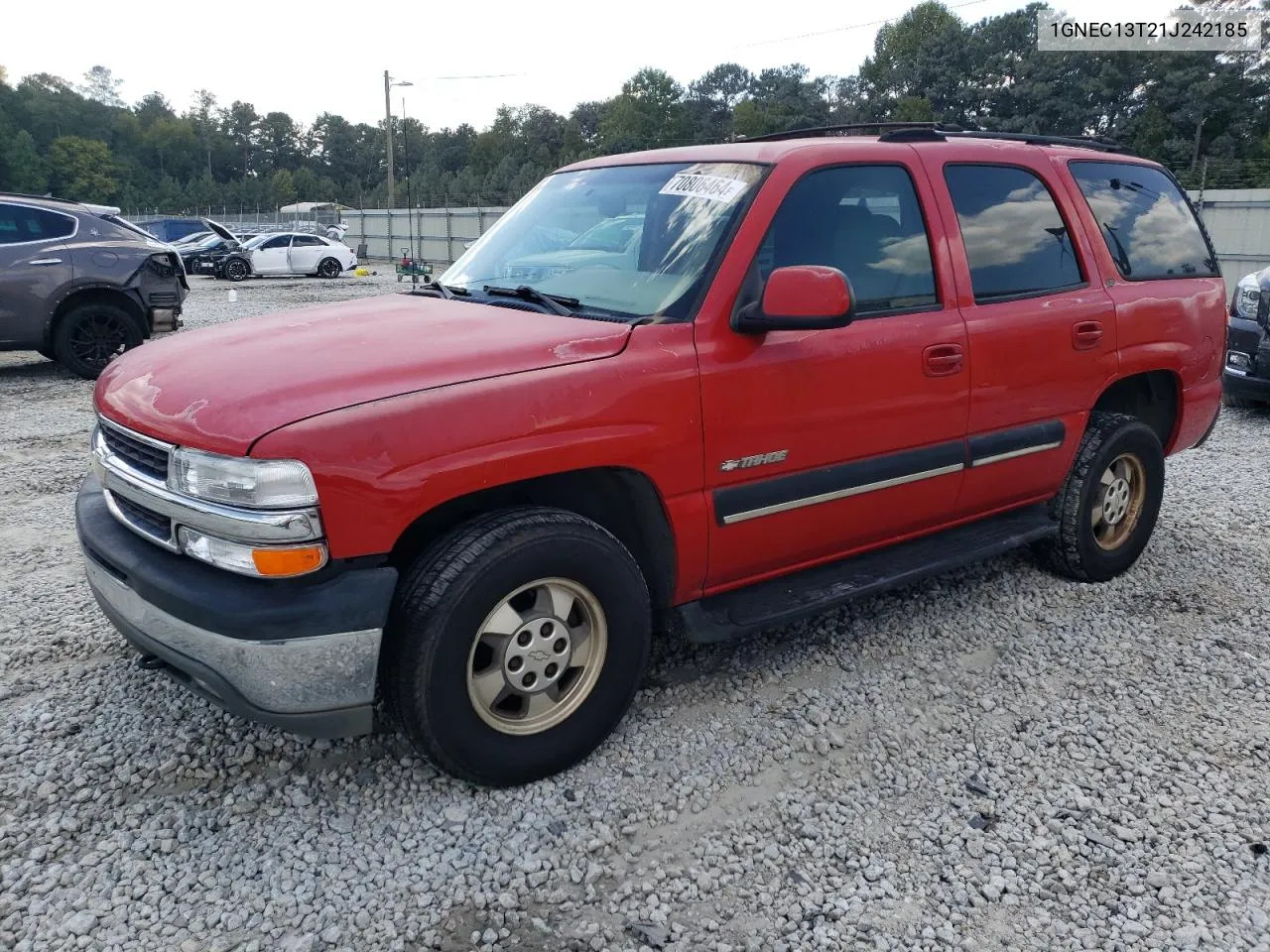 2001 Chevrolet Tahoe C1500 VIN: 1GNEC13T21J242185 Lot: 70806464