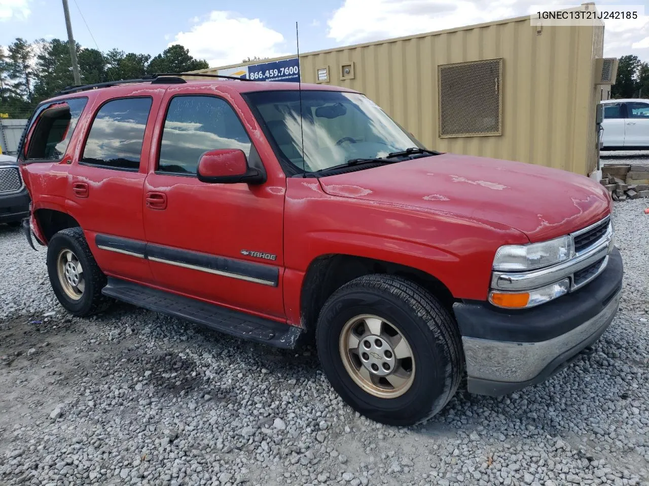 1GNEC13T21J242185 2001 Chevrolet Tahoe C1500