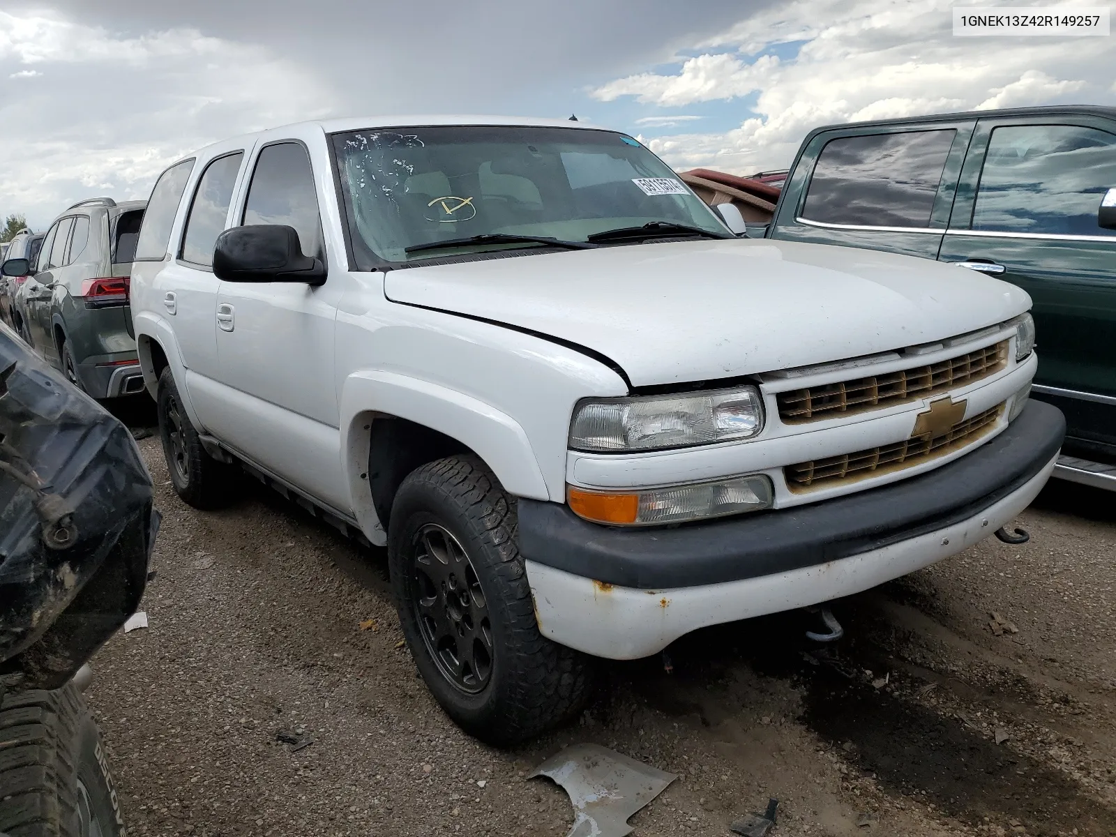 2002 Chevrolet Tahoe K1500 VIN: 1GNEK13Z42R149257 Lot: 59115574