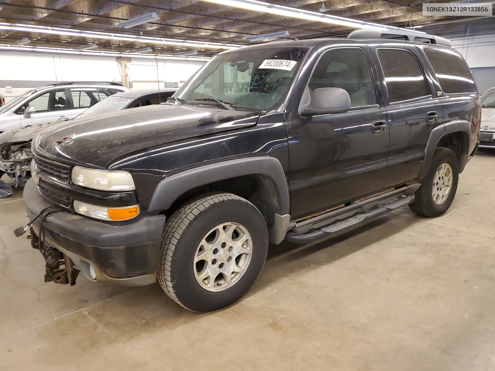 2002 Chevrolet Tahoe K1500 VIN: 1GNEK13Z12R133856 Lot: 59200674