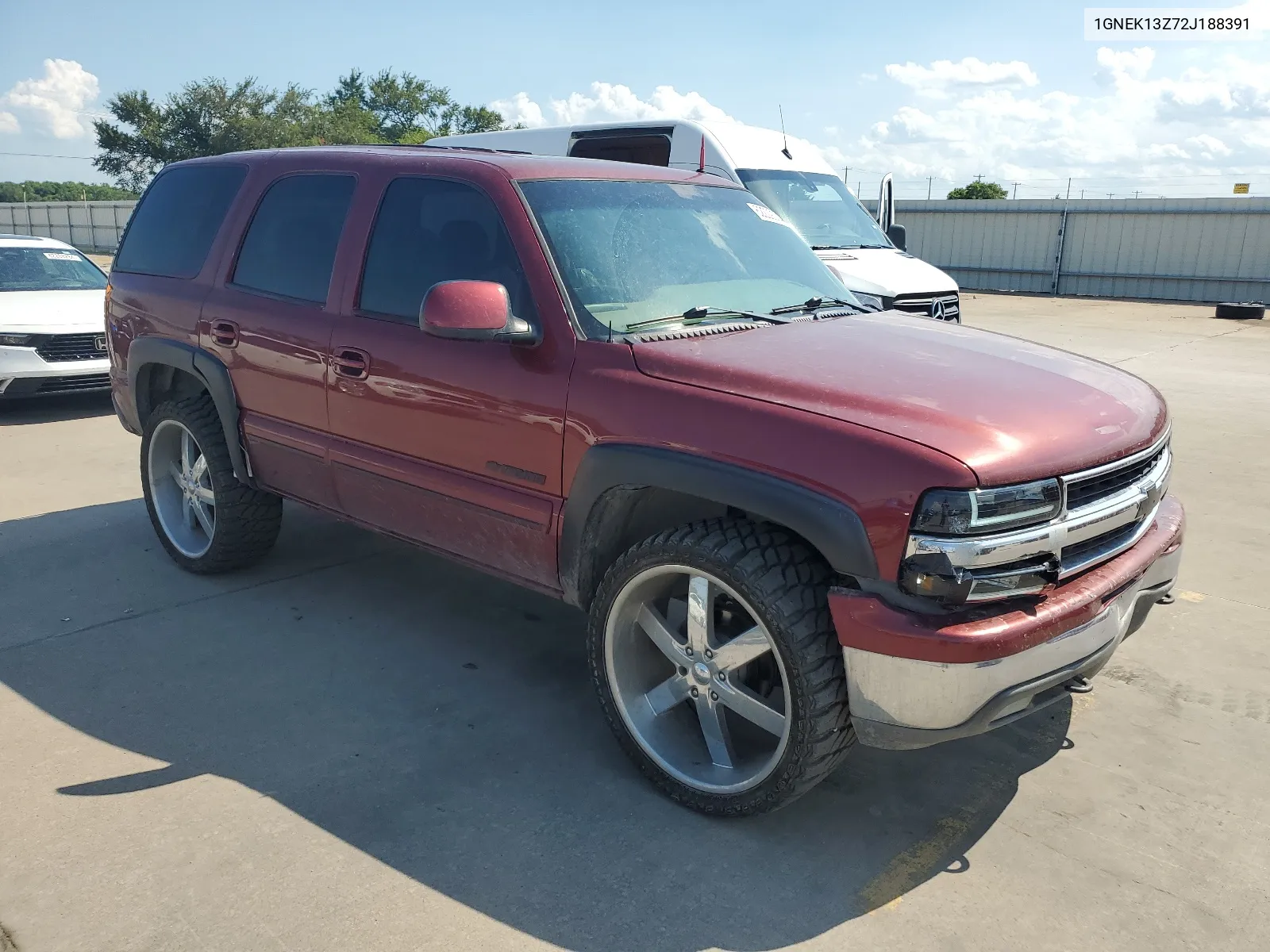 2002 Chevrolet Tahoe K1500 VIN: 1GNEK13Z72J188391 Lot: 62229374