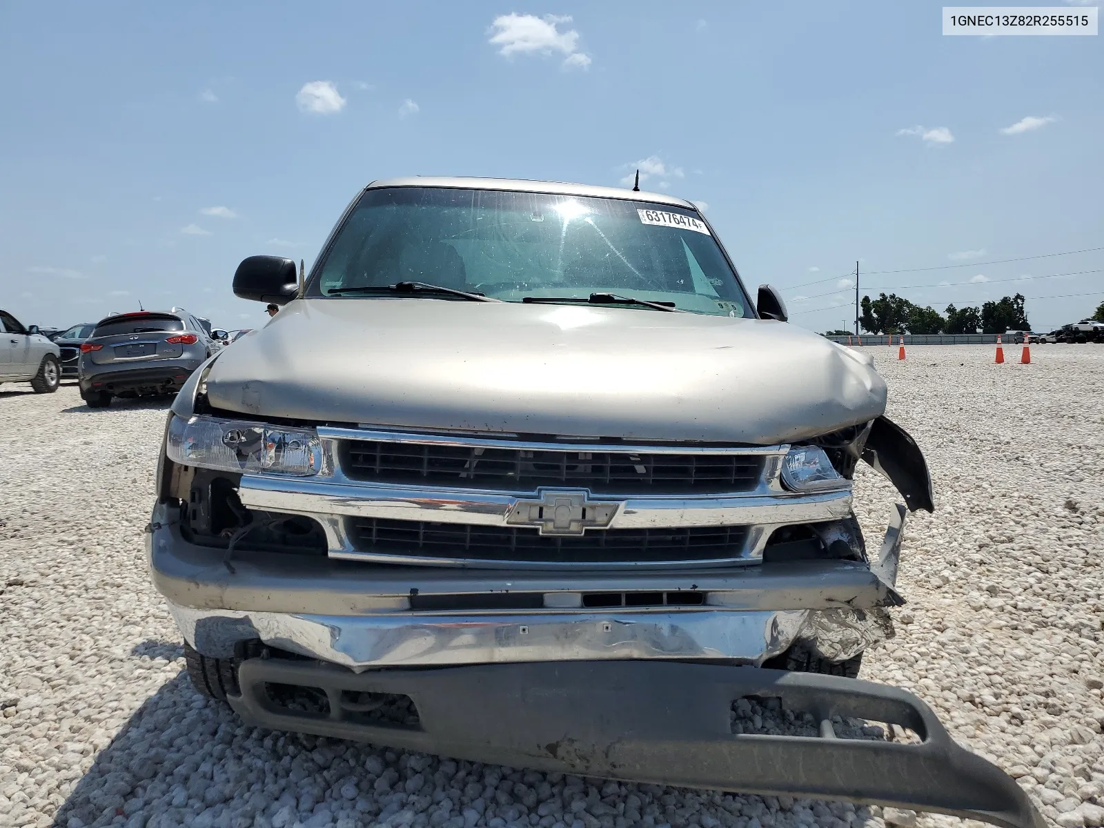 2002 Chevrolet Tahoe C1500 VIN: 1GNEC13Z82R255515 Lot: 63176474