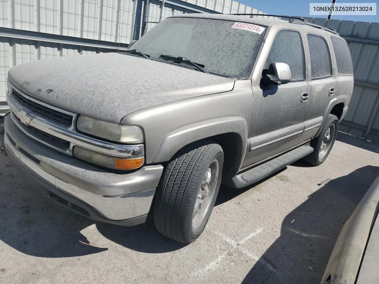 2002 Chevrolet Tahoe K1500 VIN: 1GNEK13Z62R213024 Lot: 63371314