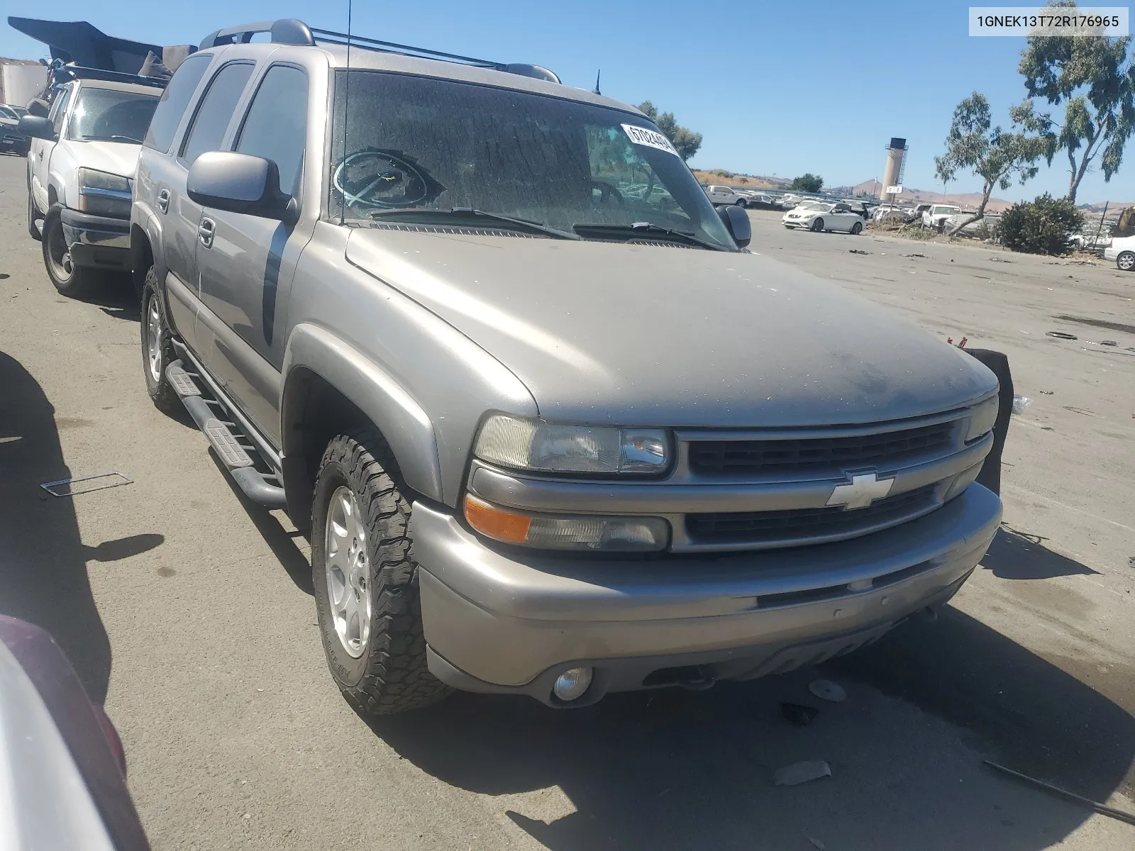 2002 Chevrolet Tahoe K1500 VIN: 1GNEK13T72R176965 Lot: 67024494