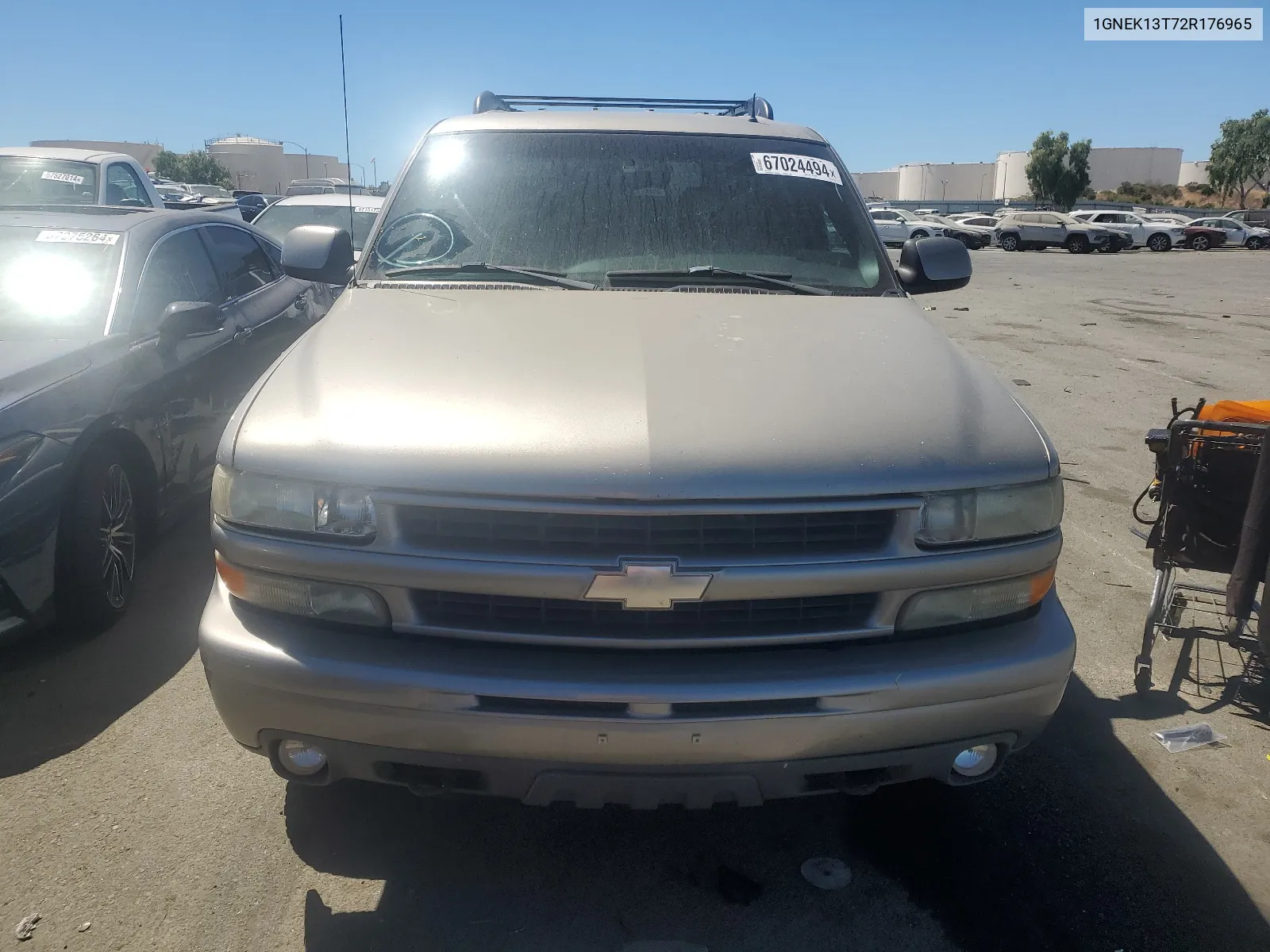 2002 Chevrolet Tahoe K1500 VIN: 1GNEK13T72R176965 Lot: 67024494