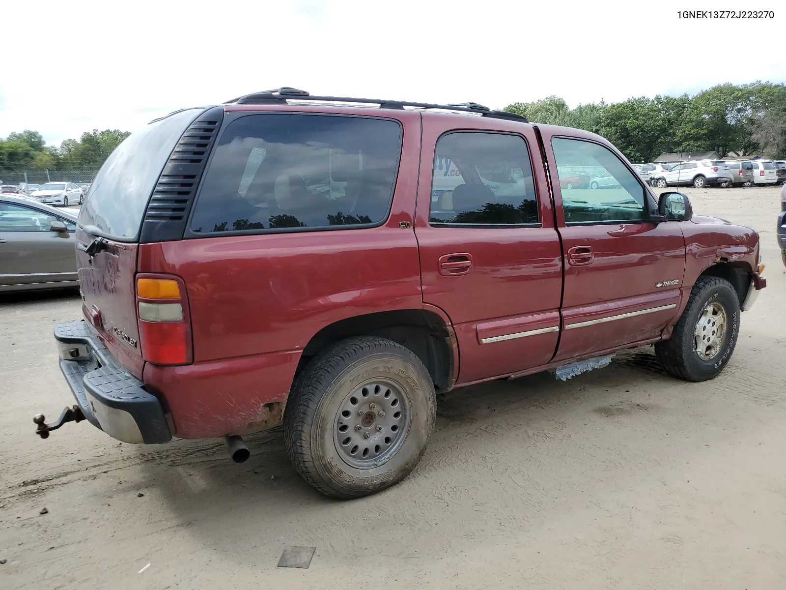 2002 Chevrolet Tahoe K1500 VIN: 1GNEK13Z72J223270 Lot: 67267884