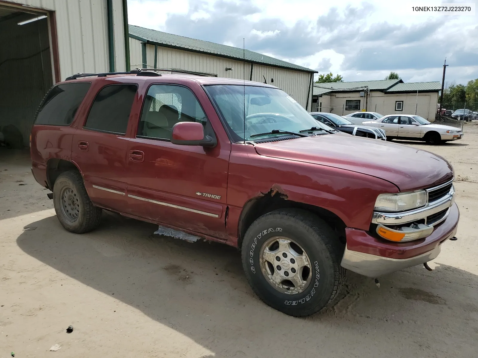 2002 Chevrolet Tahoe K1500 VIN: 1GNEK13Z72J223270 Lot: 67267884